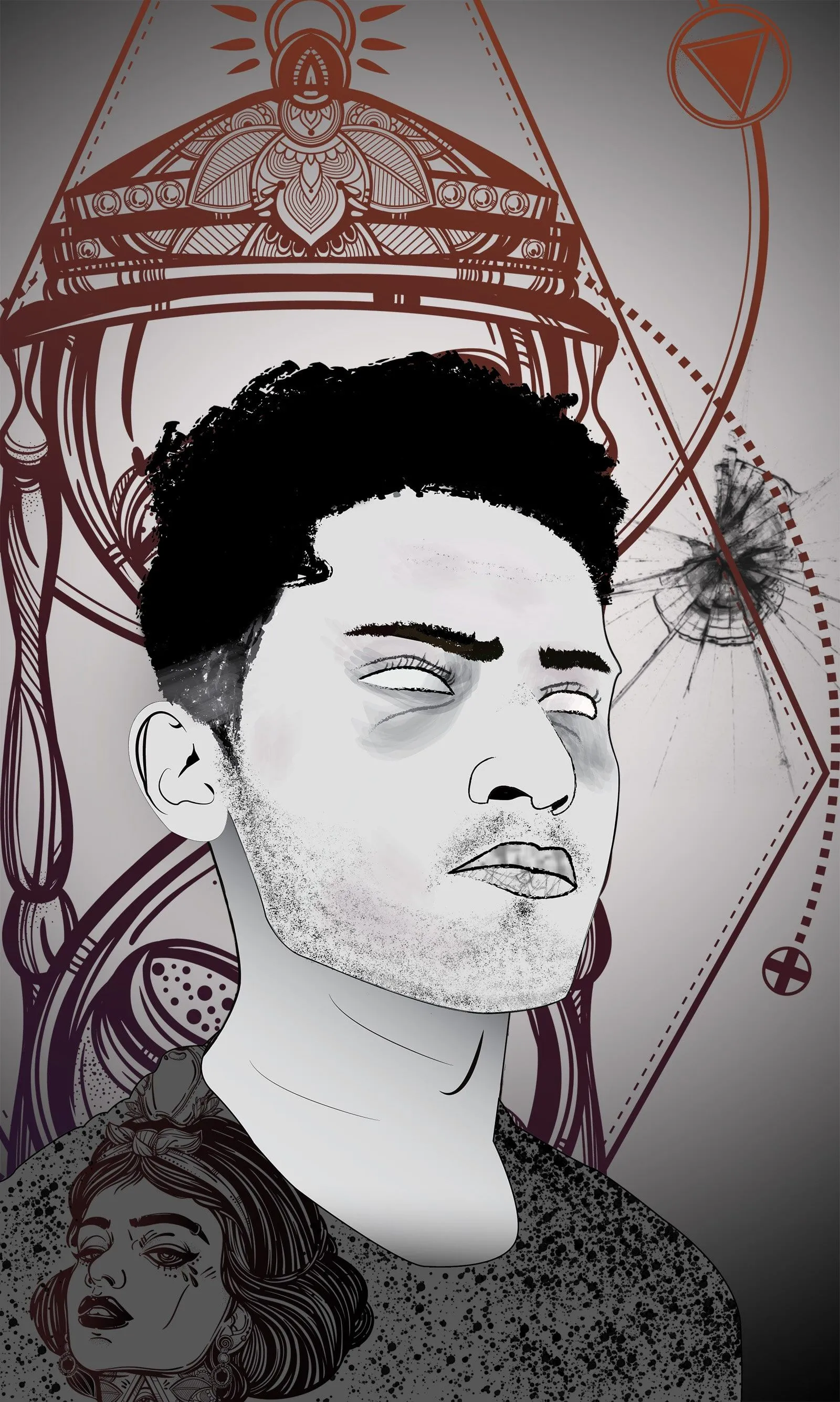 Graphic design work by Hamdan Ibne Muneer